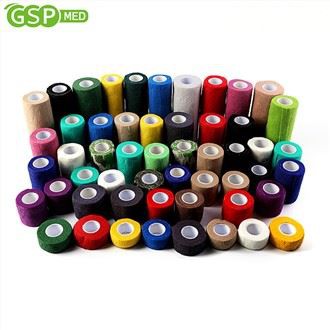 Súdržné obväzy Netkané elastické samolepiace obväzy Latex